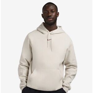 Nike Men's Beige/Tan Hoodie